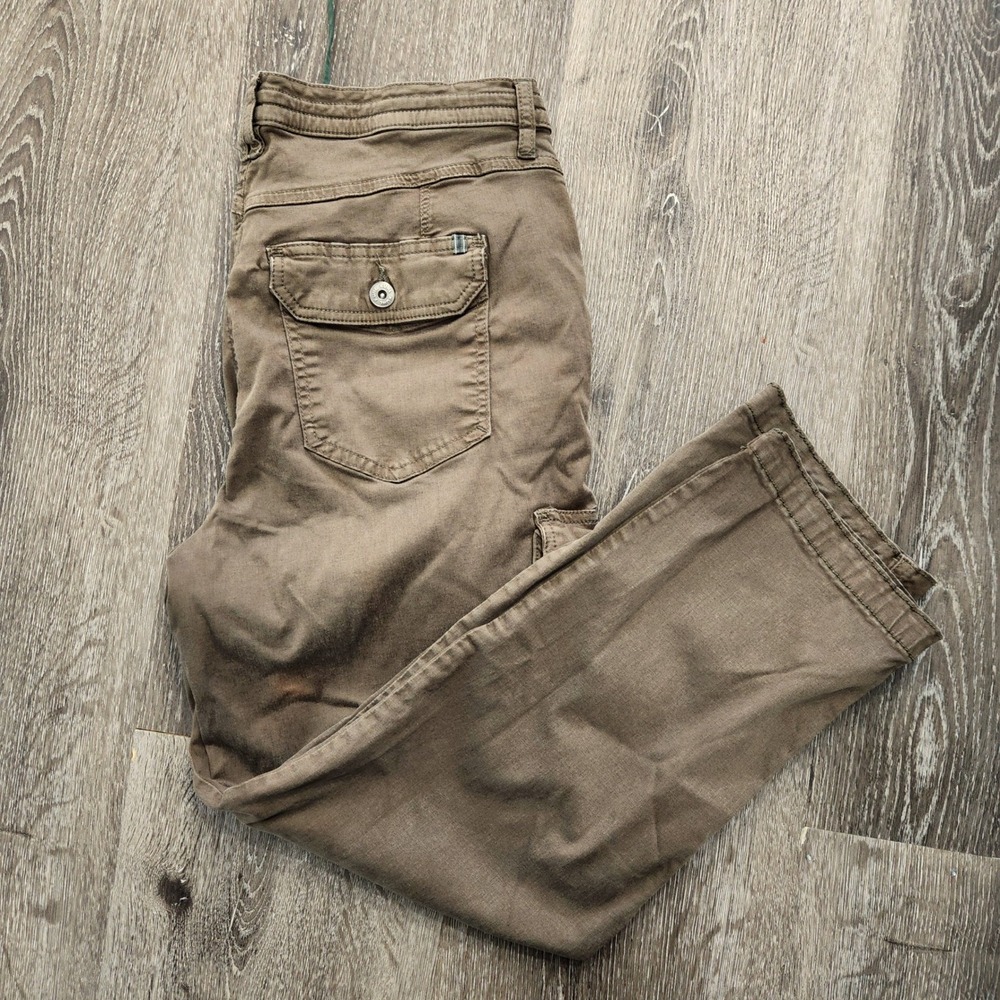 Kuhl Womens Brown Cargo Pants Size 10 Reg Straight Leg Outdoor Utility Hiking